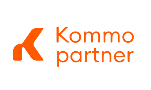 Logo da Kommo – parceira oficial da FOONUX em CRM, automação e inteligência comercial.